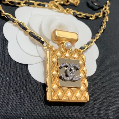 Buy replica Chanel Perfume Bottle Necklace and replica jewelry from PICKS Jewelry