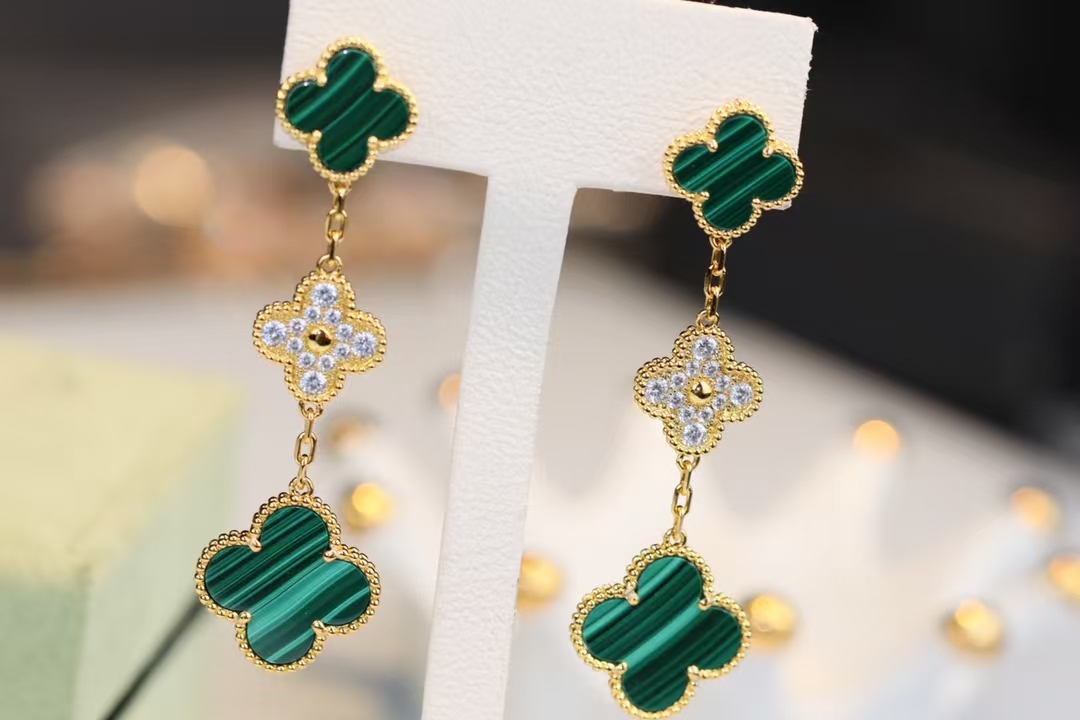 Buy replica Van Cleef & Arpels Magic Alhambra Earrings 3 Motifs and replica jewelry from PICKS Jewelry