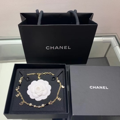 Buy replica Chanel Moon Star Pearl Charms Necklace and replica jewelry from PICKS Jewelry