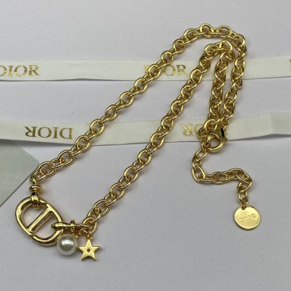 Buy replica Dior CD Pendant with Star Pearl Charm Necklace and replica jewelry from PICKS Jewelry