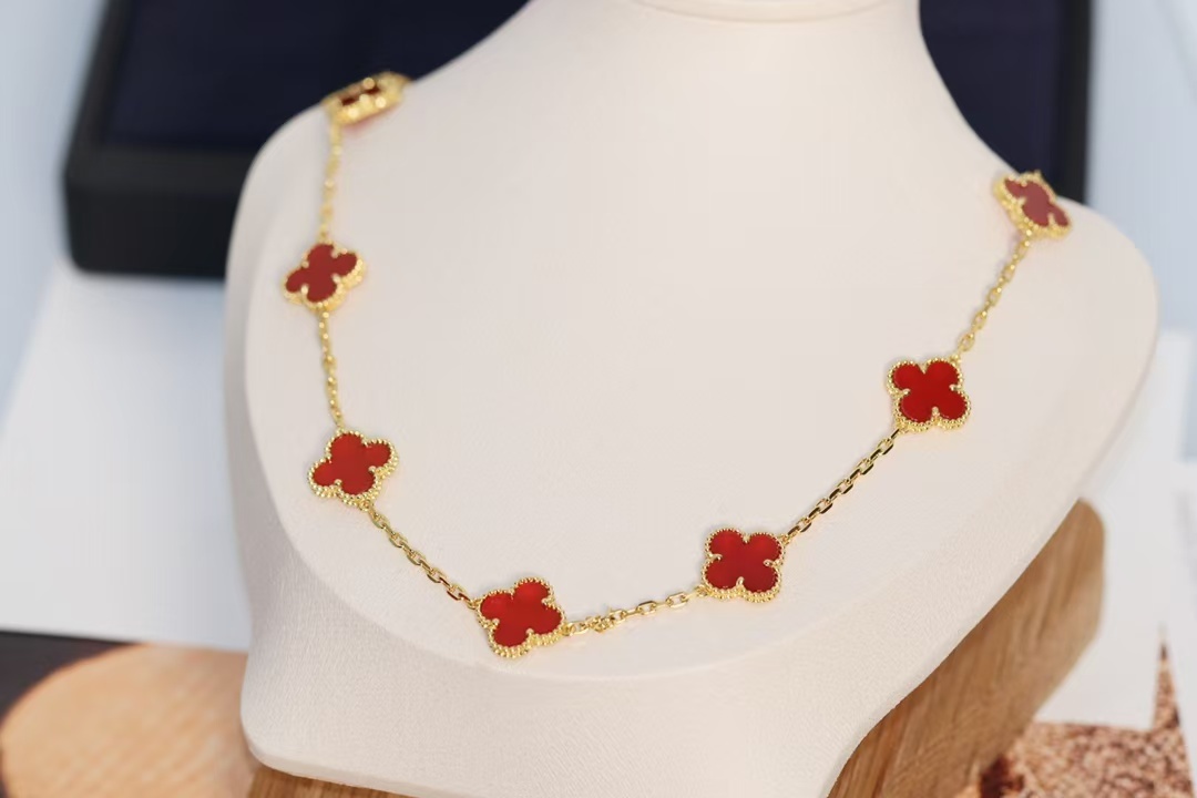 Buy replica Van Cleef & Arpels Vintage Alhambra Necklace, 10 Motifs and replica jewelry from PICKS Jewelry