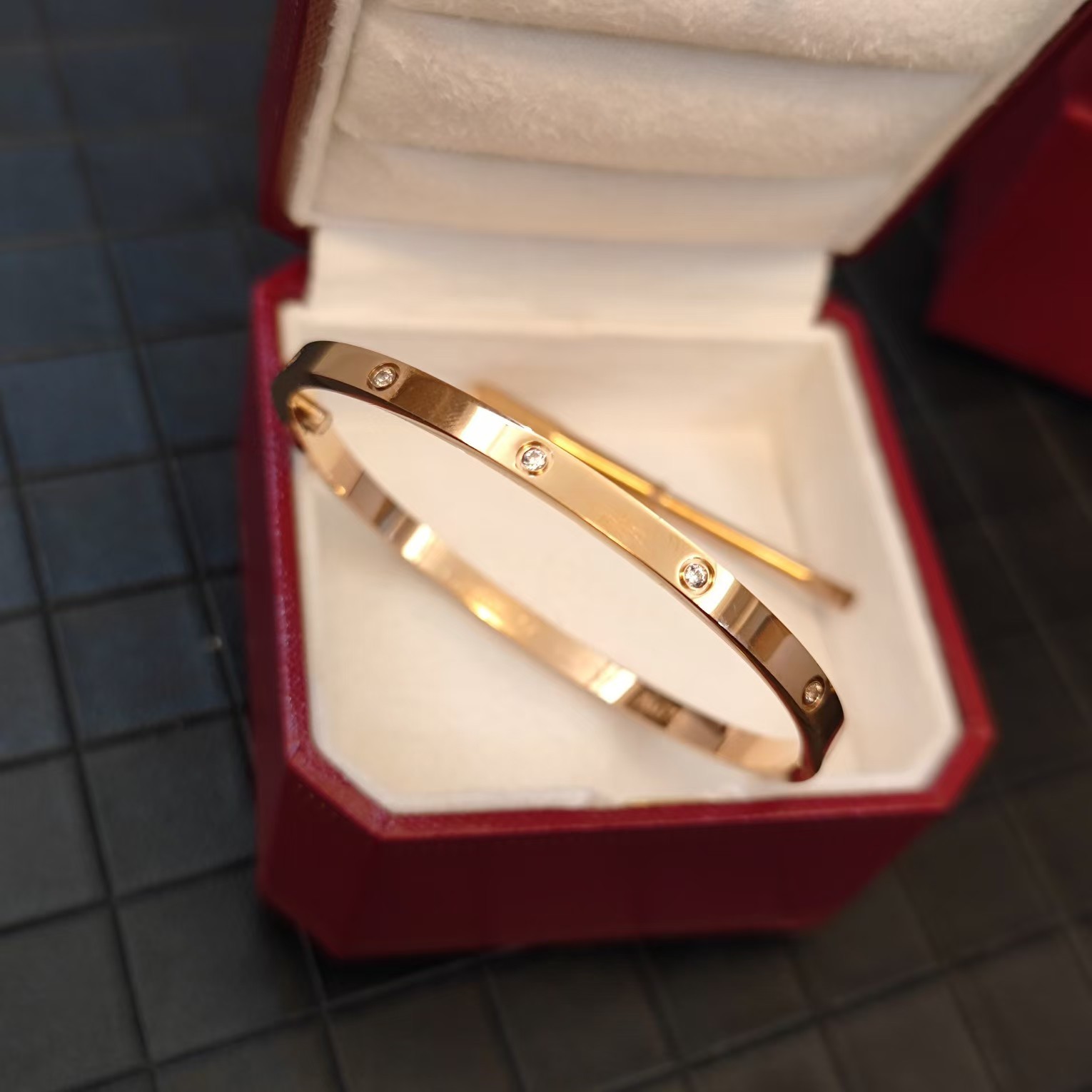 Buy replica Cartier LOVE Bangle Bracelet and replica jewelry from PICKS Jewelry