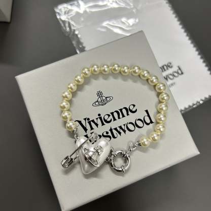 Buy replica Vivienne Westwood Paperclip Heart Bracelet and replica jewelry from PICKS Jewelry