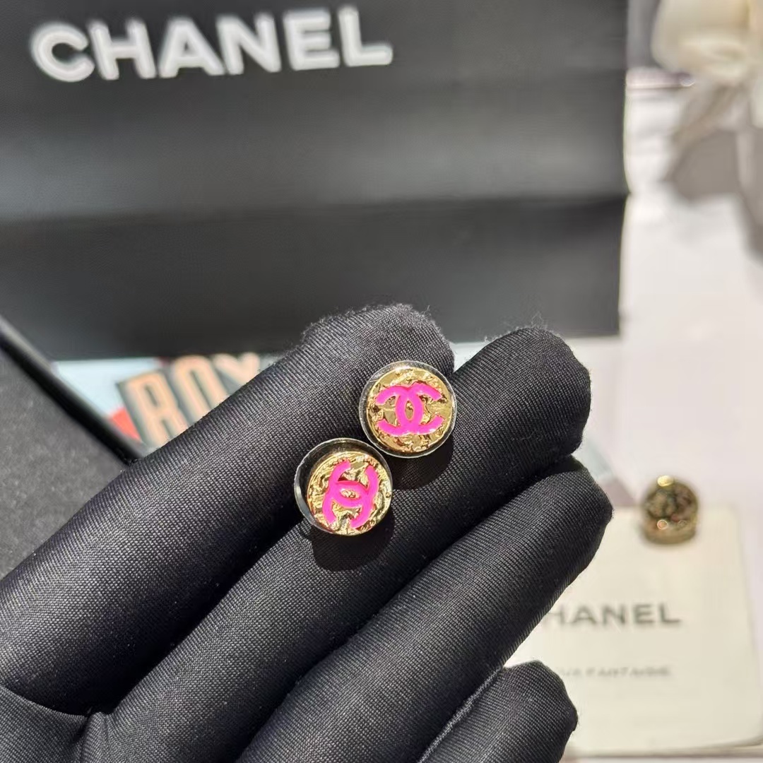 Buy replica Chanel Round Stud Earrings and replica jewelry from PICKS Jewelry