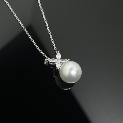 Buy replica Tiffany Victoria Pearl and Diamond Pendant Necklace and replica jewelry from PICKS Jewelry