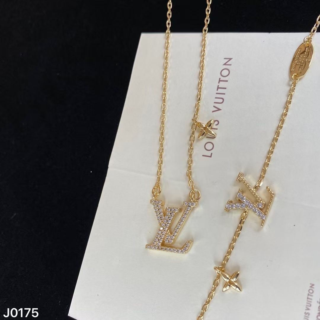 Buy replica Louis Vuitton Diamond LV Letters Bracelet and replica jewelry from PICKS Jewelry