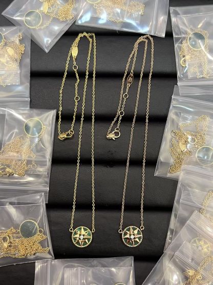 Buy replica Dior Rose Des Vents Pendant Necklace and replica jewelry from PICKS Jewelry
