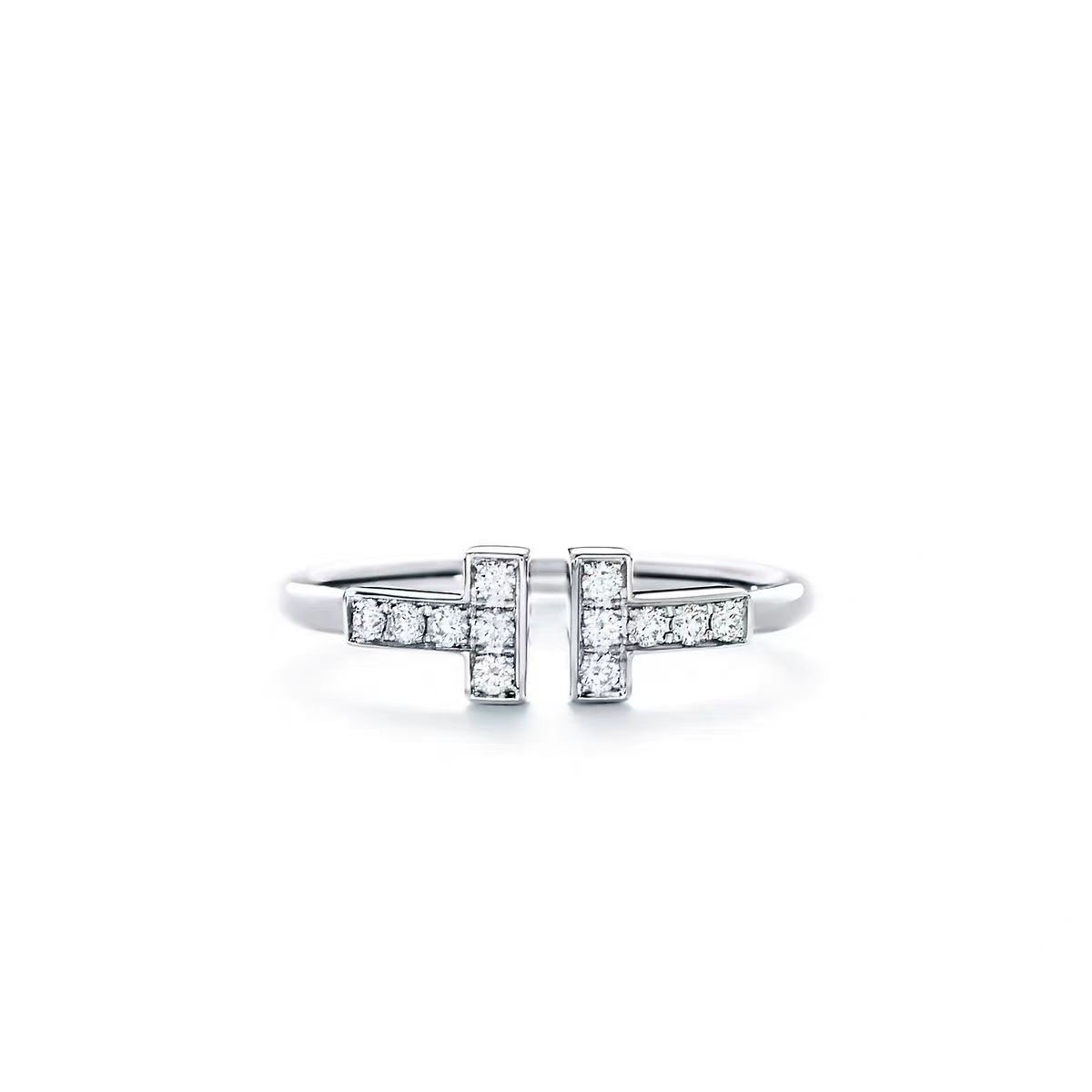 Buy replica Tiffany Doube T Rings and replica jewelry from PICKS Jewelry