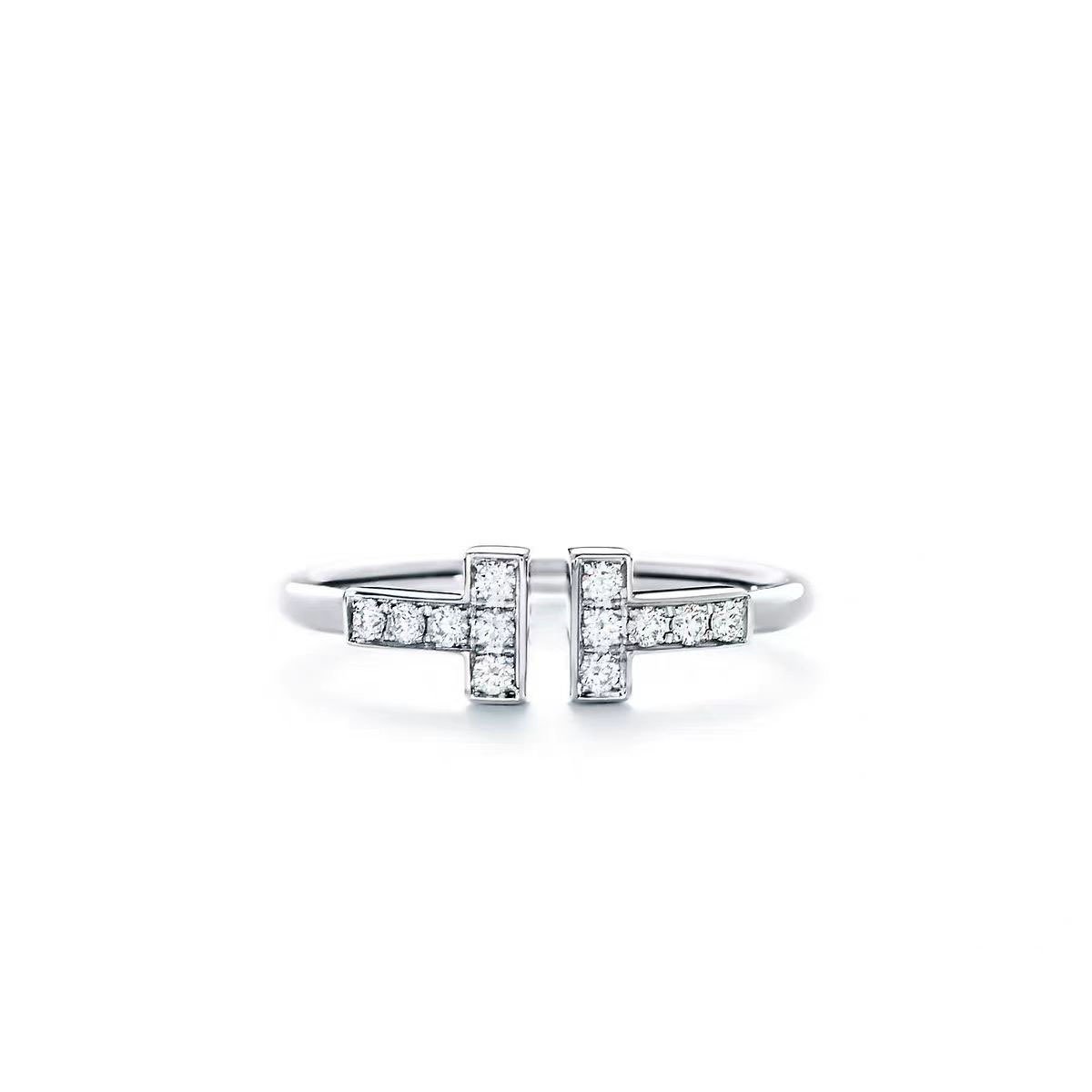 Buy replica Tiffany Doube T Rings and replica jewelry from PICKS Jewelry