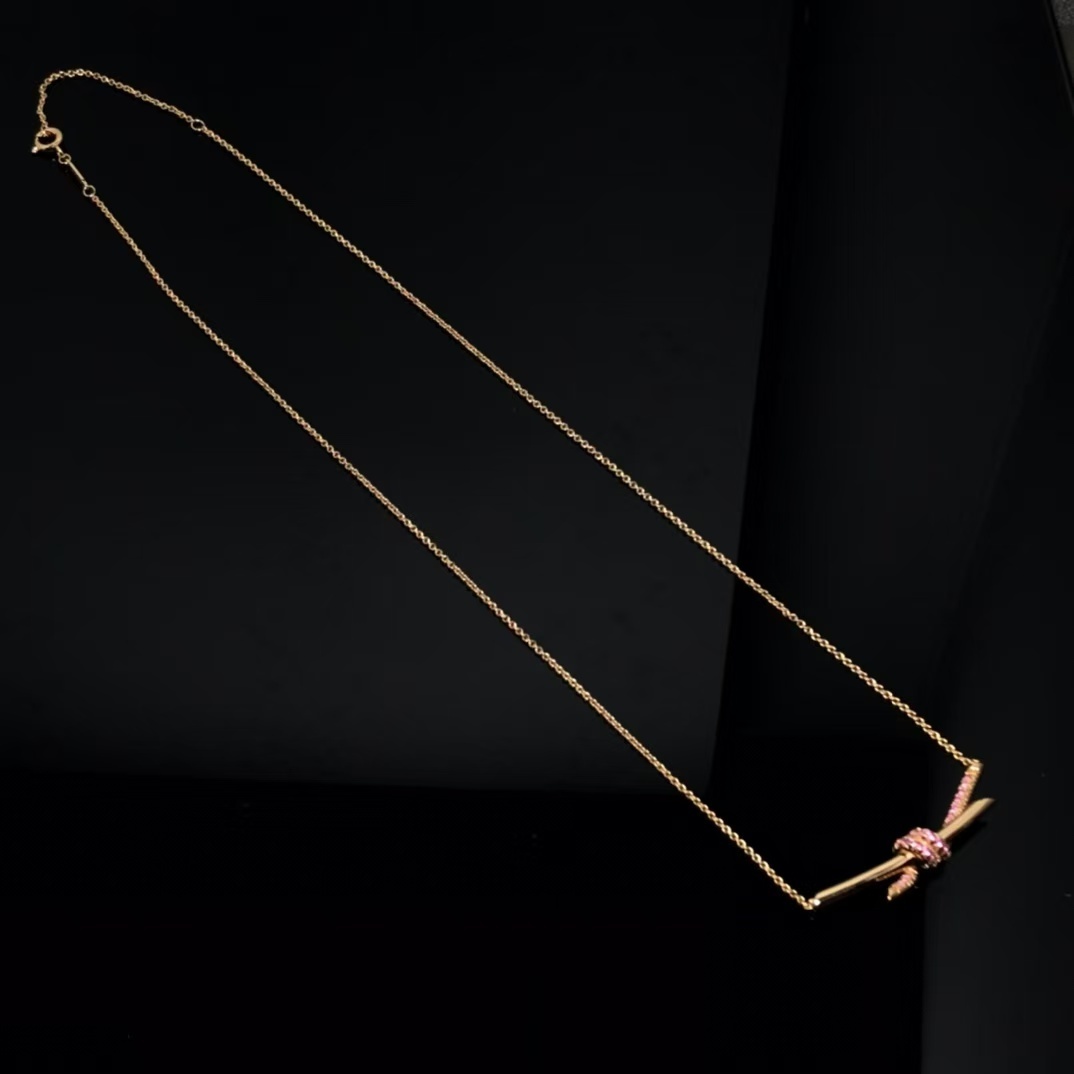 Buy replica Tiffany Knot Pendant Necklace and replica jewelry from PICKS Jewelry
