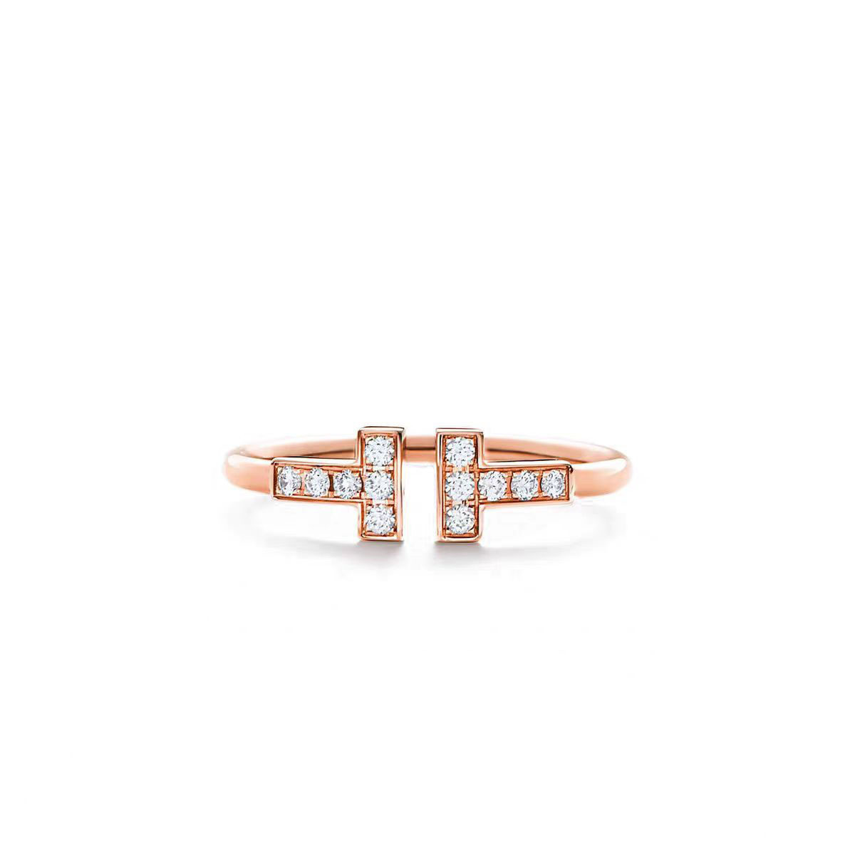 Buy replica Tiffany Doube T Rings and replica jewelry from PICKS Jewelry