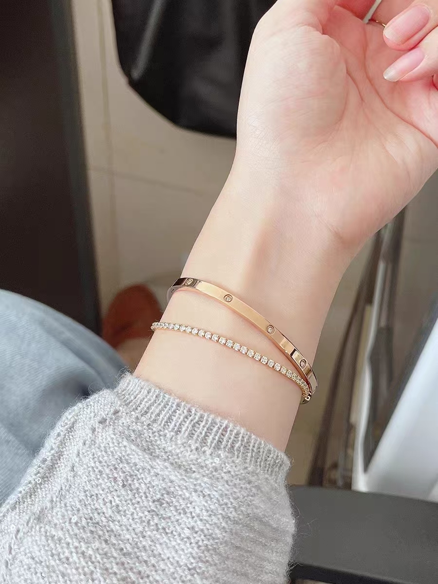 Buy replica Cartier LOVE Bangle Bracelet and replica jewelry from PICKS Jewelry