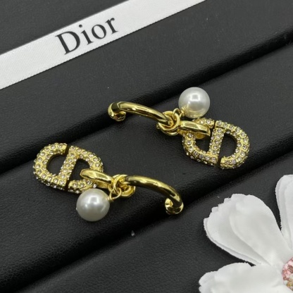 Buy replica Dior Hoop with Pearl and CD Dangle Earrings and replica jewelry from PICKS Jewelry