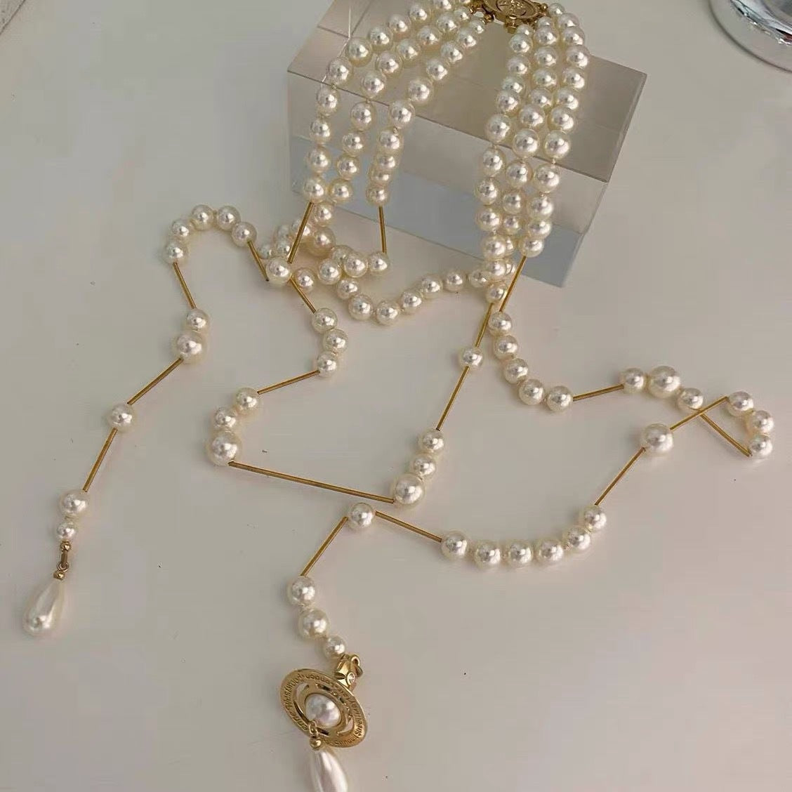 Buy replica Vivienne Westwood Broken Pearl Necklace and replica jewelry from PICKS Jewelry