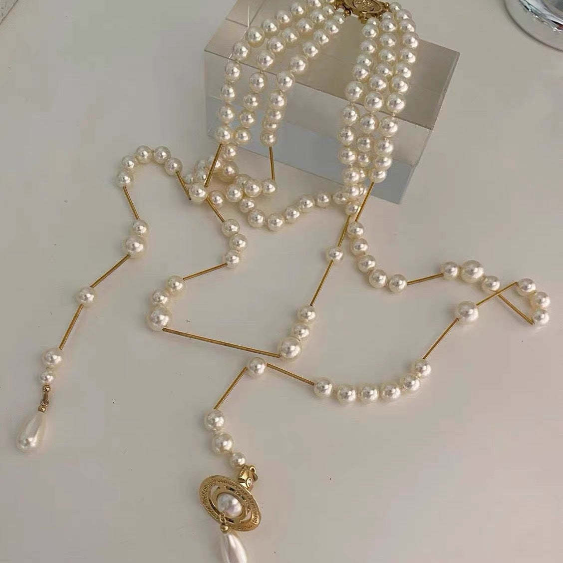 Buy replica Vivienne Westwood Broken Pearl Necklace and replica jewelry from PICKS Jewelry