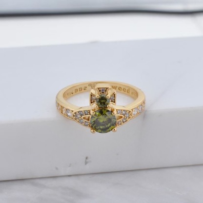 Buy replica Vivienne Westwood Colorful Diamond Saturn Ring and replica jewelry from PICKS Jewelry