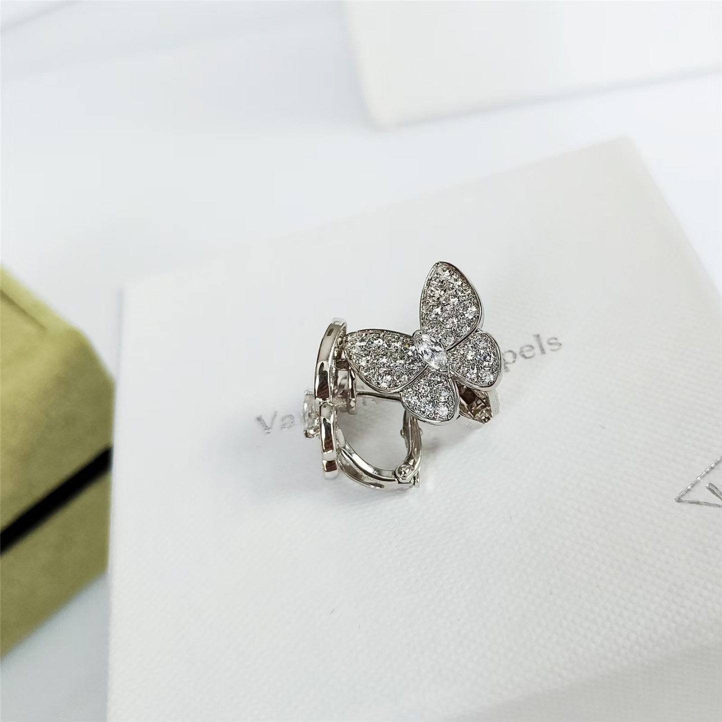 Buy replica Van Cleef & Arpels Two Butterfly Earrings and replica jewelry from PICKS Jewelry