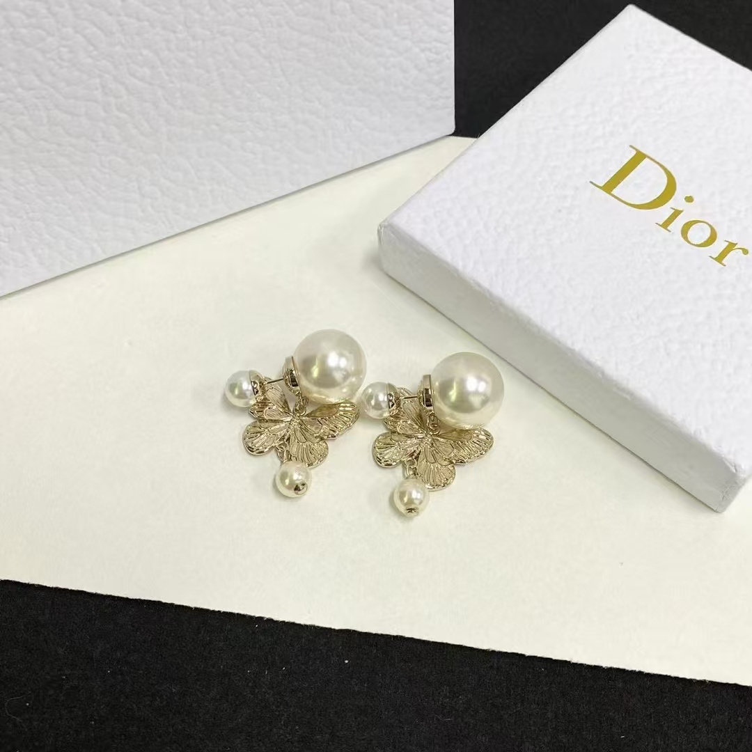 Buy replica Dior Butterfly with Pearl Earrings and replica jewelry from PICKS Jewelry