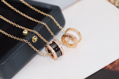 Buy replica Bvlgari B.zero1 Necklace - Ceramic & Diamond and replica jewelry from PICKS Jewelry