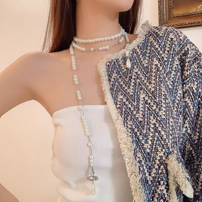 Buy replica Vivienne Westwood Broken Pearl Necklace and replica jewelry from PICKS Jewelry