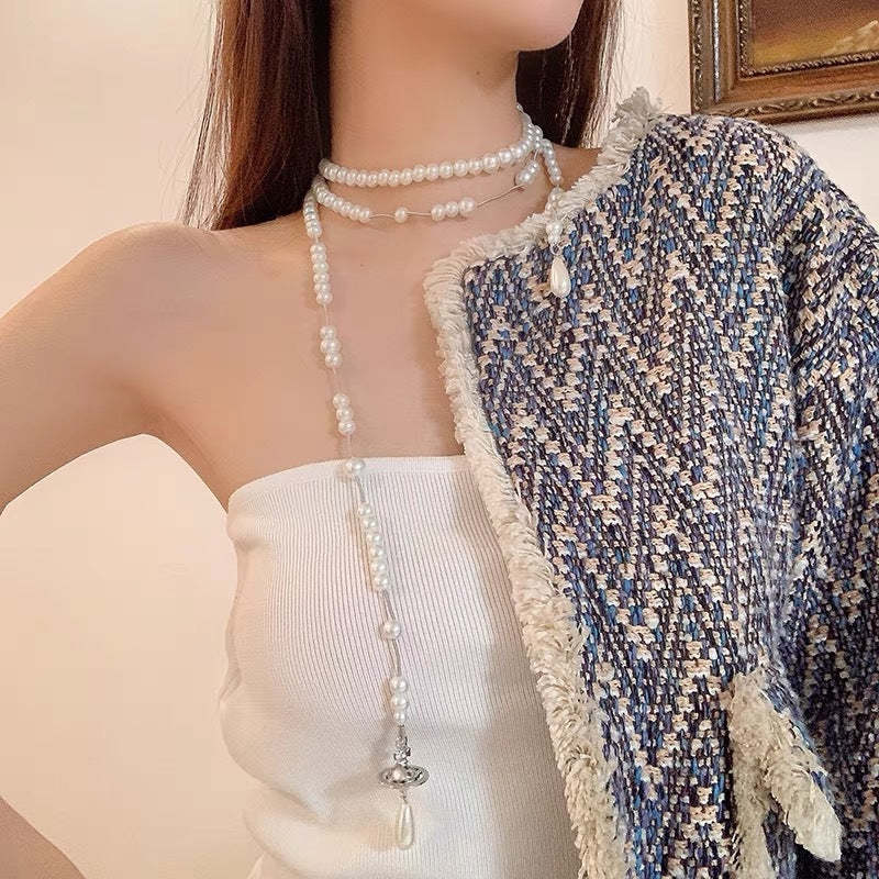 Buy replica Vivienne Westwood Broken Pearl Necklace and replica jewelry from PICKS Jewelry