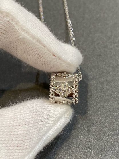 Buy replica Van Cleef & Arpels Perlée Clovers Pendant Necklace and replica jewelry from PICKS Jewelry