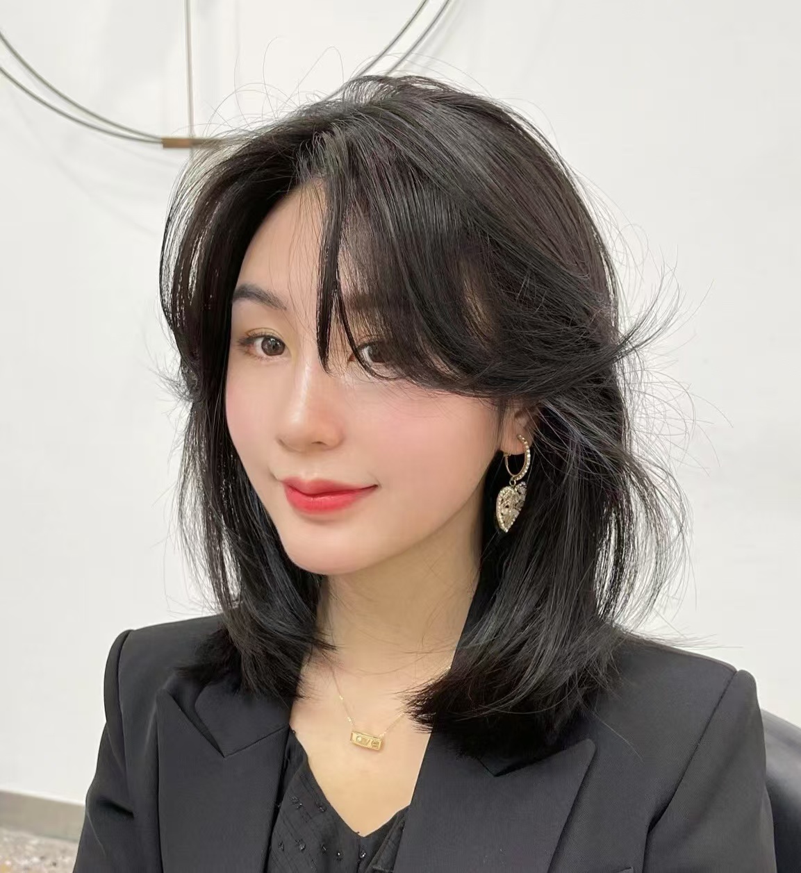 Buy replica Chanel Hoop with Heart Dangle Earrings and replica jewelry from PICKS Jewelry
