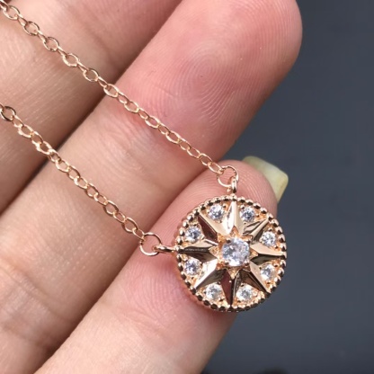 Buy replica Dior Rose Des Vents Necklace and replica jewelry from PICKS Jewelry