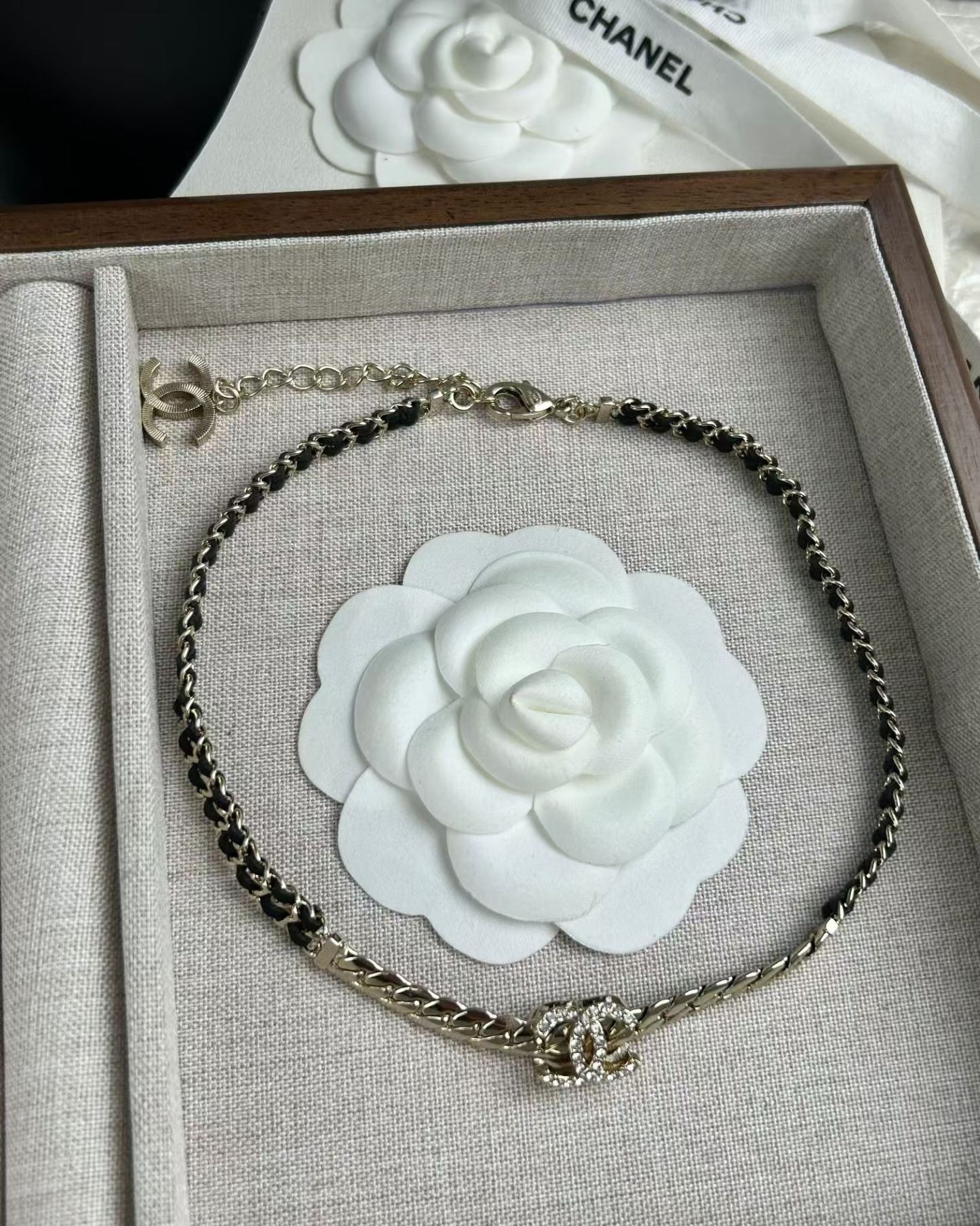 Buy replica Chanel Leather Choker Necklace and replica jewelry from PICKS Jewelry