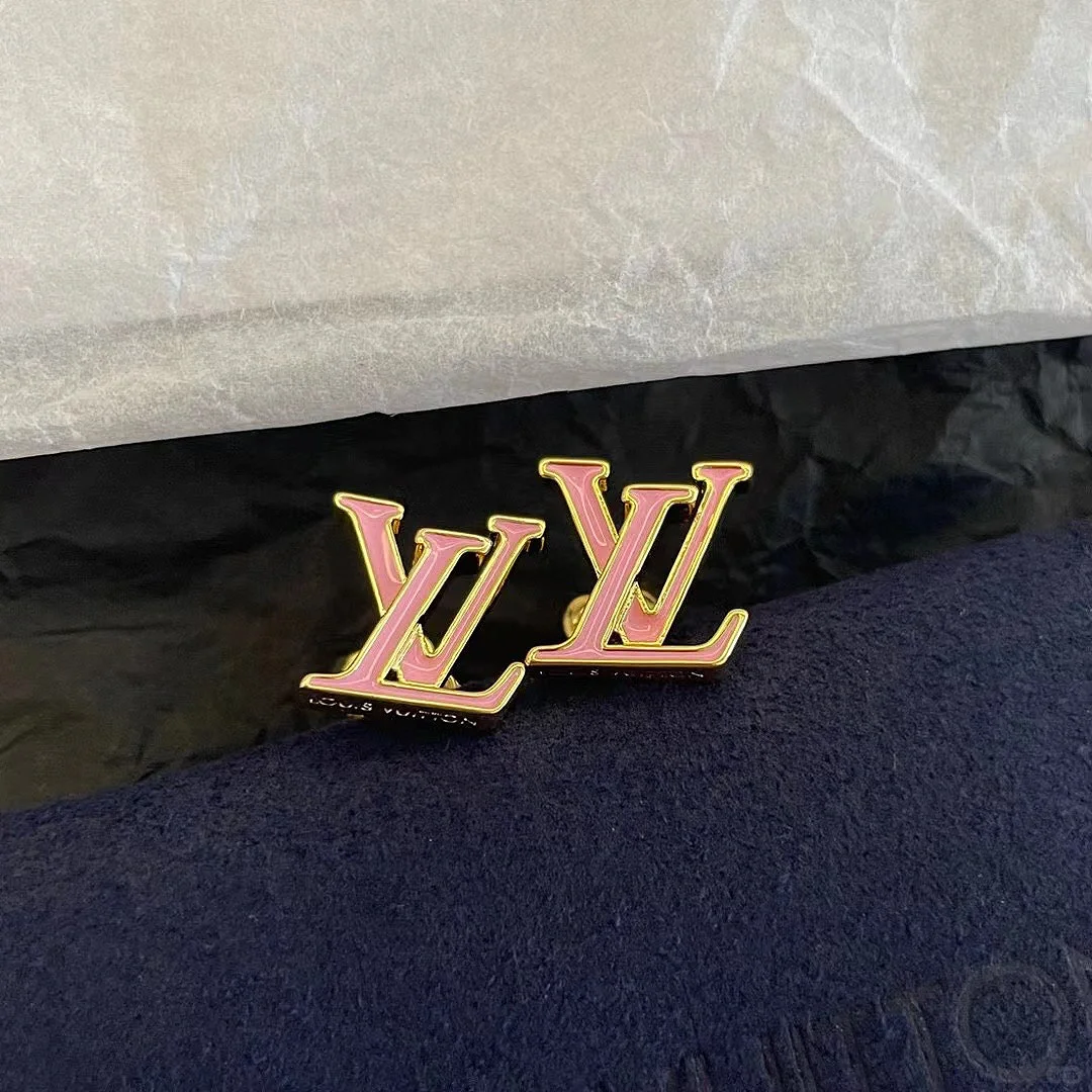Buy replica Louis Vuitton Pink LV Letter Earrings and replica jewelry from PICKS Jewelry