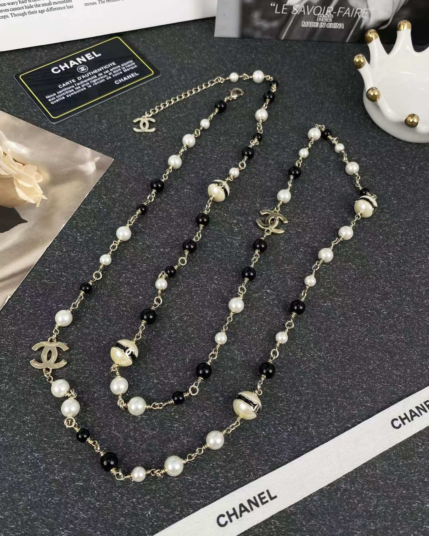 Buy replica Chanel Long Sweater Necklace and replica jewelry from PICKS Jewelry