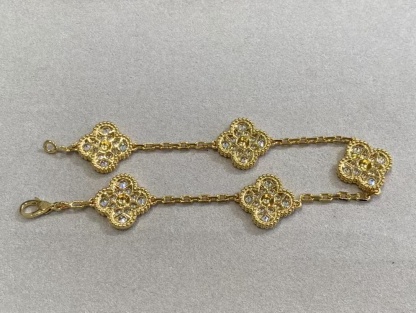 Buy replica Van Cleef & Arpels Vintage Alhambra Bracelet 5 Motifs and replica jewelry from PICKS Jewelry