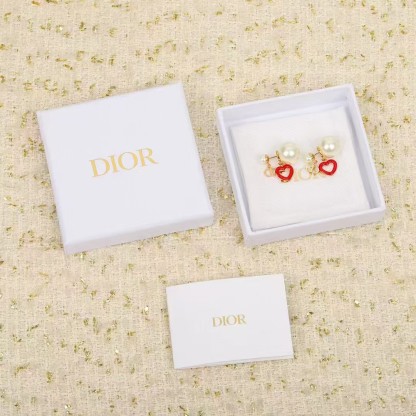 Buy replica Dior CD Heart Drop Front Back Pearl Stud Earring and replica jewelry from PICKS Jewelry