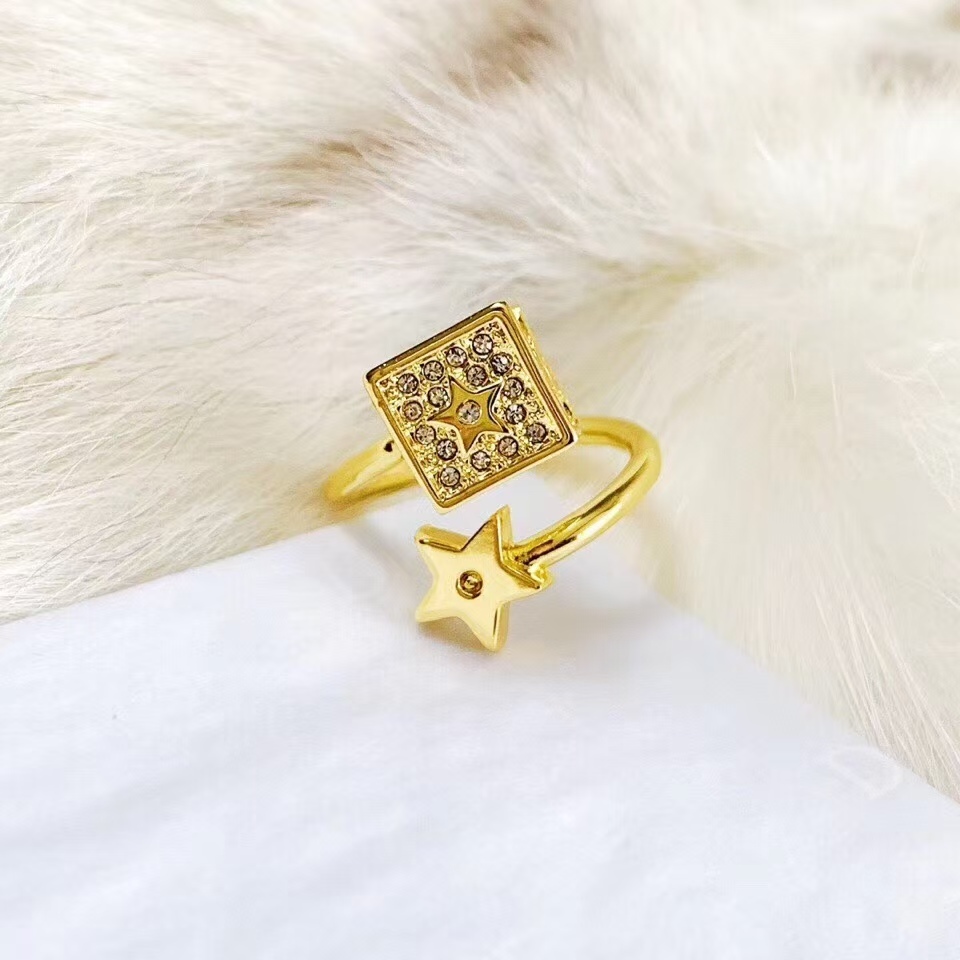 Buy replica Dior Cube and Star Open Ring and replica jewelry from PICKS Jewelry