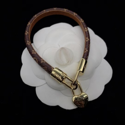 Buy replica Louis Vuitton Heart Lock Charm Bracelet and replica jewelry from PICKS Jewelry