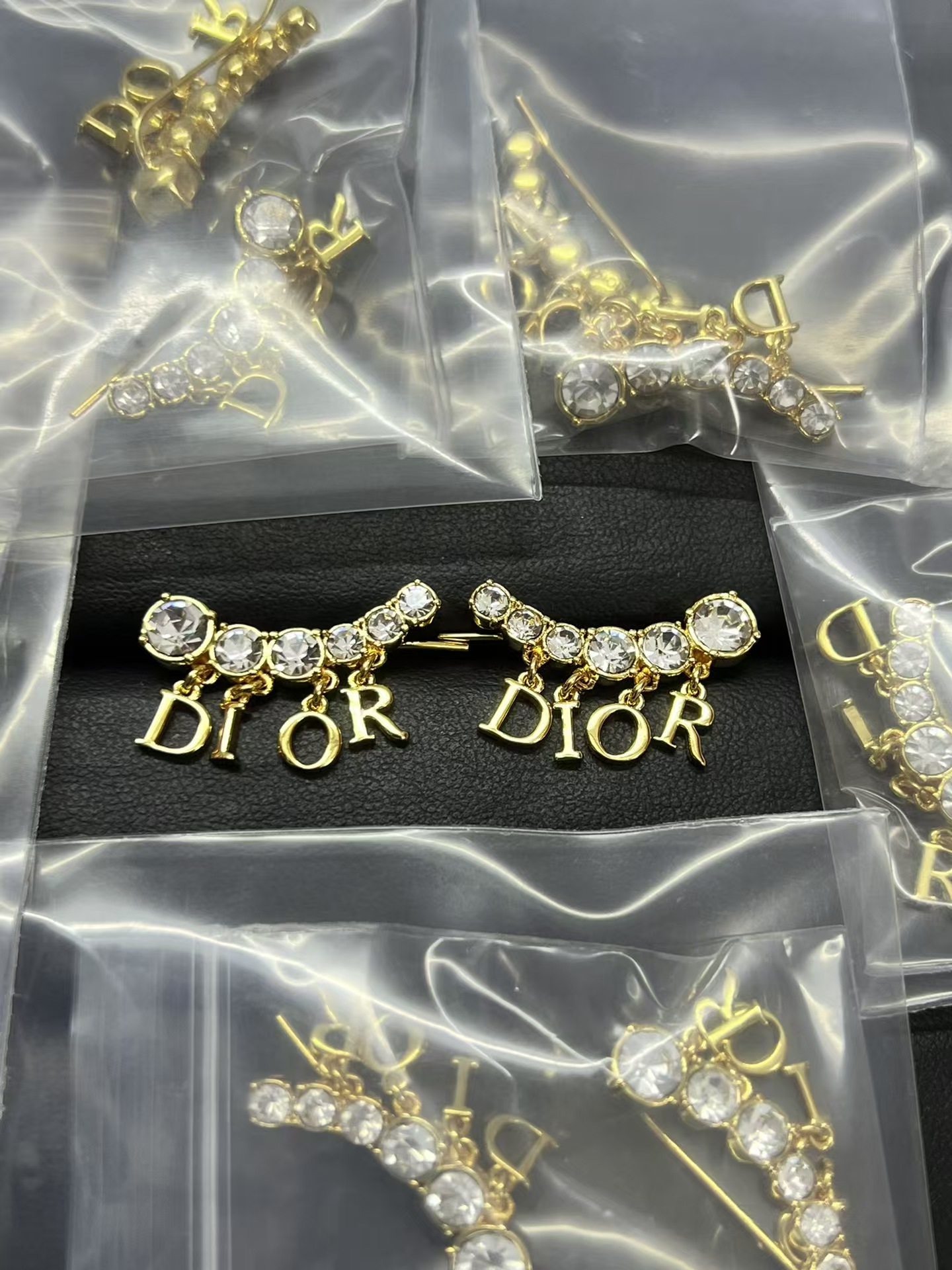 Buy replica Dior Letter Drop Earrings and replica jewelry from PICKS Jewelry