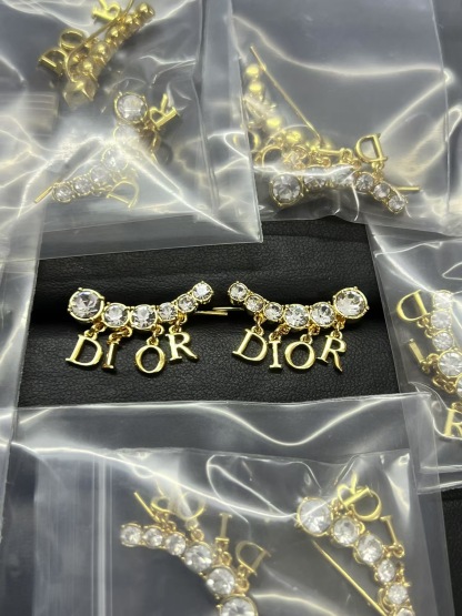Buy replica Dior Letter Drop Earrings and replica jewelry from PICKS Jewelry