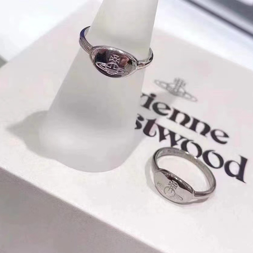 Buy replica Vivienne Westwood Debossed Stamped Saturn Ring and replica jewelry from PICKS Jewelry