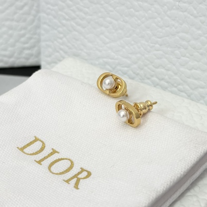 Buy replica Dior Pearl Paved CD Stud Earrings and replica jewelry from PICKS Jewelry