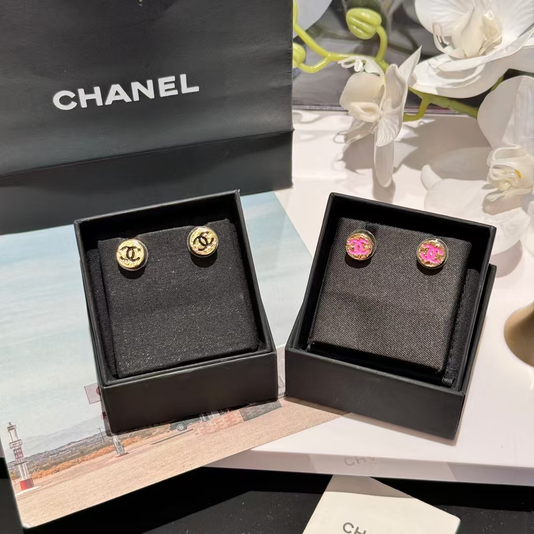 Buy replica Chanel Round Stud Earrings and replica jewelry from PICKS Jewelry