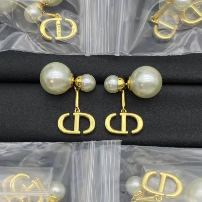 Buy replica Dior CD Dangle Pearl Earrings and replica jewelry from PICKS Jewelry