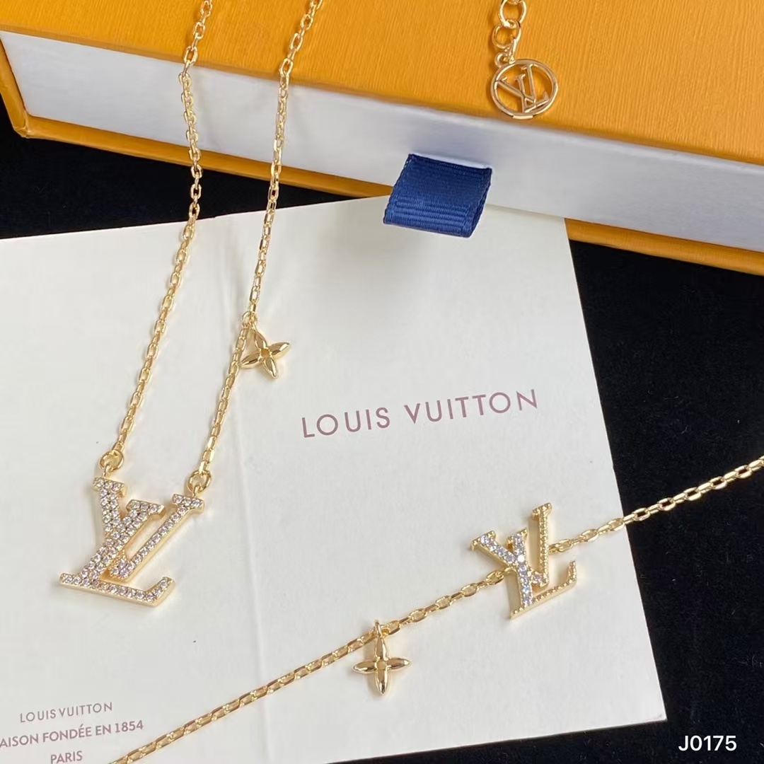 Buy replica Louis Vuitton Diamond LV Letters Bracelet and replica jewelry from PICKS Jewelry