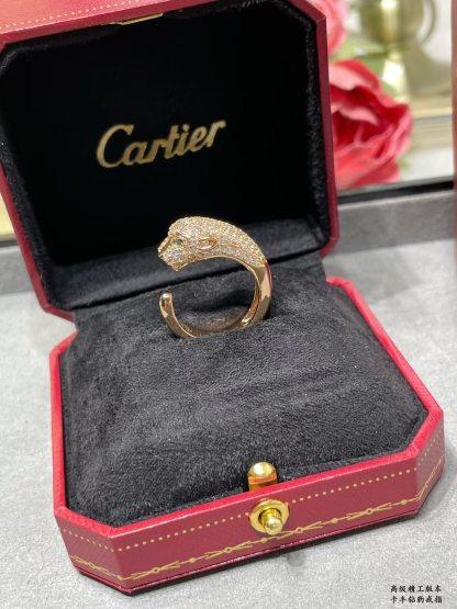 Buy replica Cartier Panthère De Leopard Head Ring and replica jewelry from PICKS Jewelry