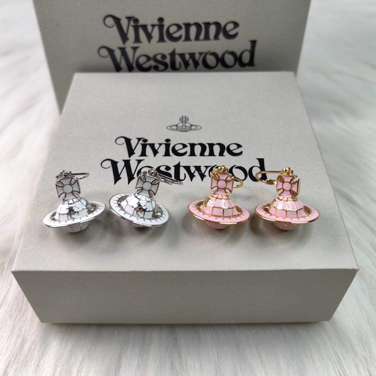 Buy replica Vivienne Westwood Galileo's Globe Saturn Earrings and replica jewelry from PICKS Jewelry