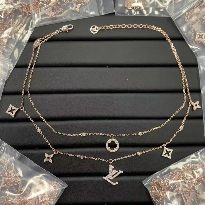 Buy replica Louis Vuitton Two Layered Necklace and replica jewelry from PICKS Jewelry