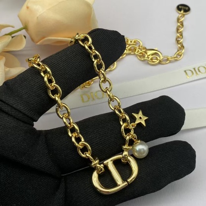 Buy replica Dior CD Pendant with Star Pearl Charm Necklace and replica jewelry from PICKS Jewelry