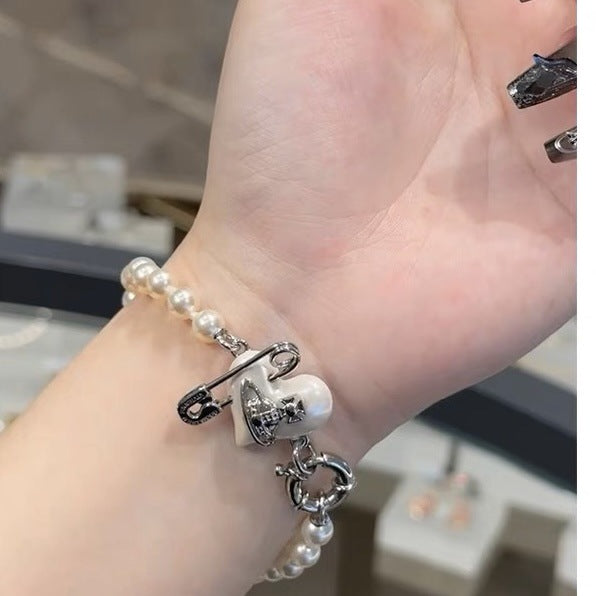 Buy replica Vivienne Westwood Paperclip Heart Bracelet and replica jewelry from PICKS Jewelry