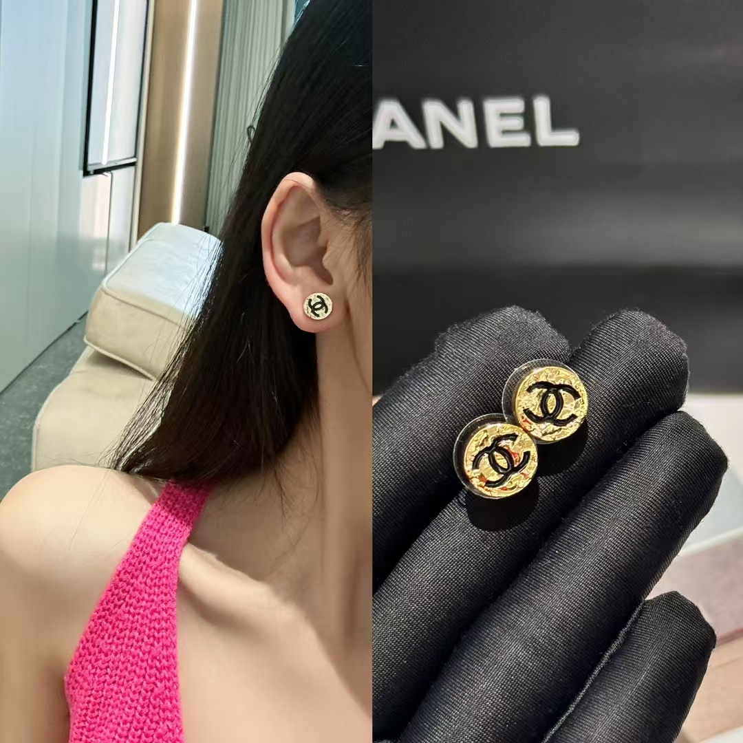 Buy replica Chanel Round Stud Earrings and replica jewelry from PICKS Jewelry