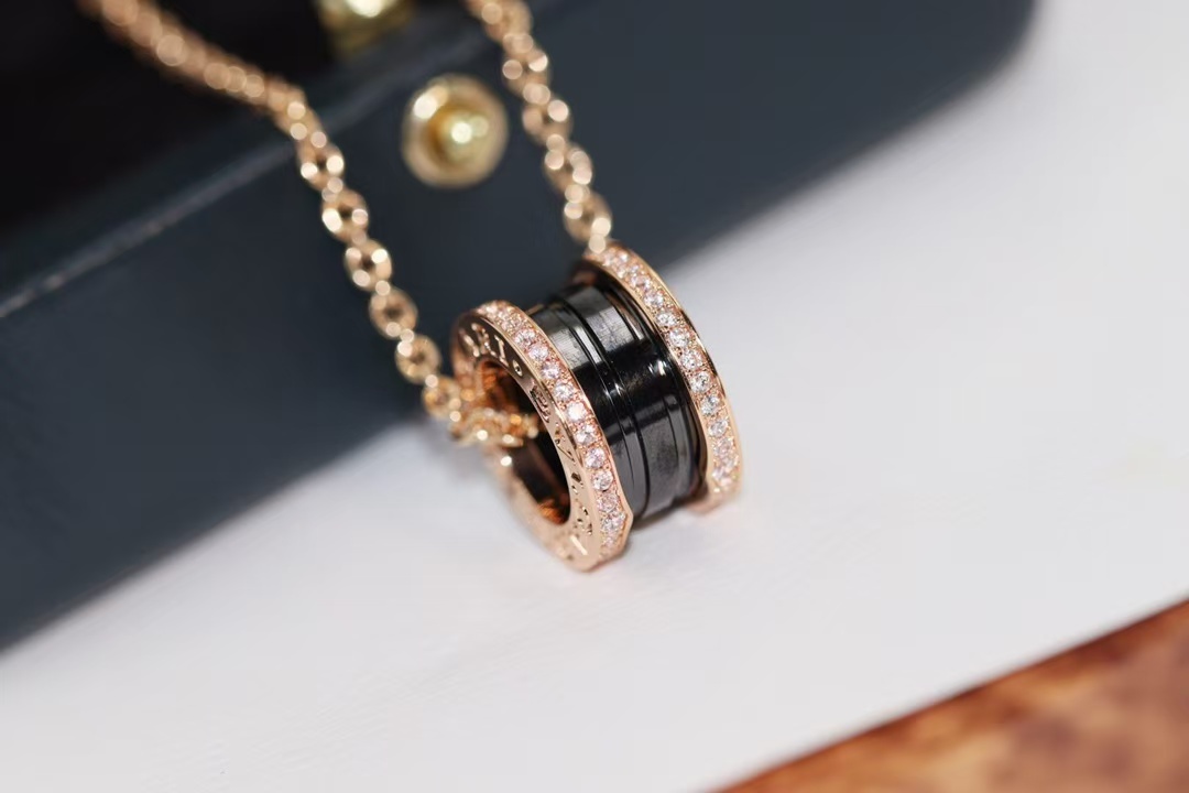 Buy replica Bvlgari B.zero1 Necklace - Ceramic & Diamond and replica jewelry from PICKS Jewelry