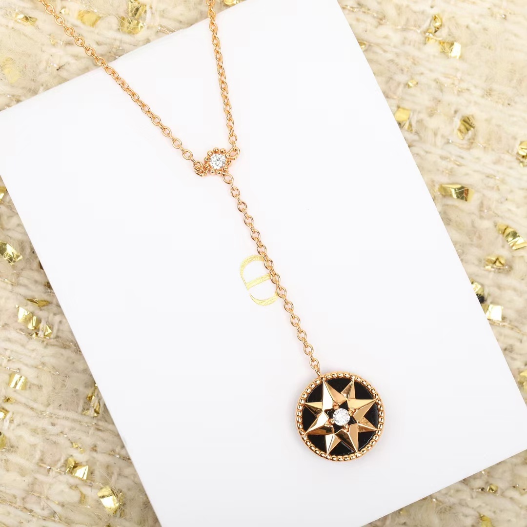 Buy replica Dior Rose Des Vents Compass Pendant Y Necklace and replica jewelry from PICKS Jewelry